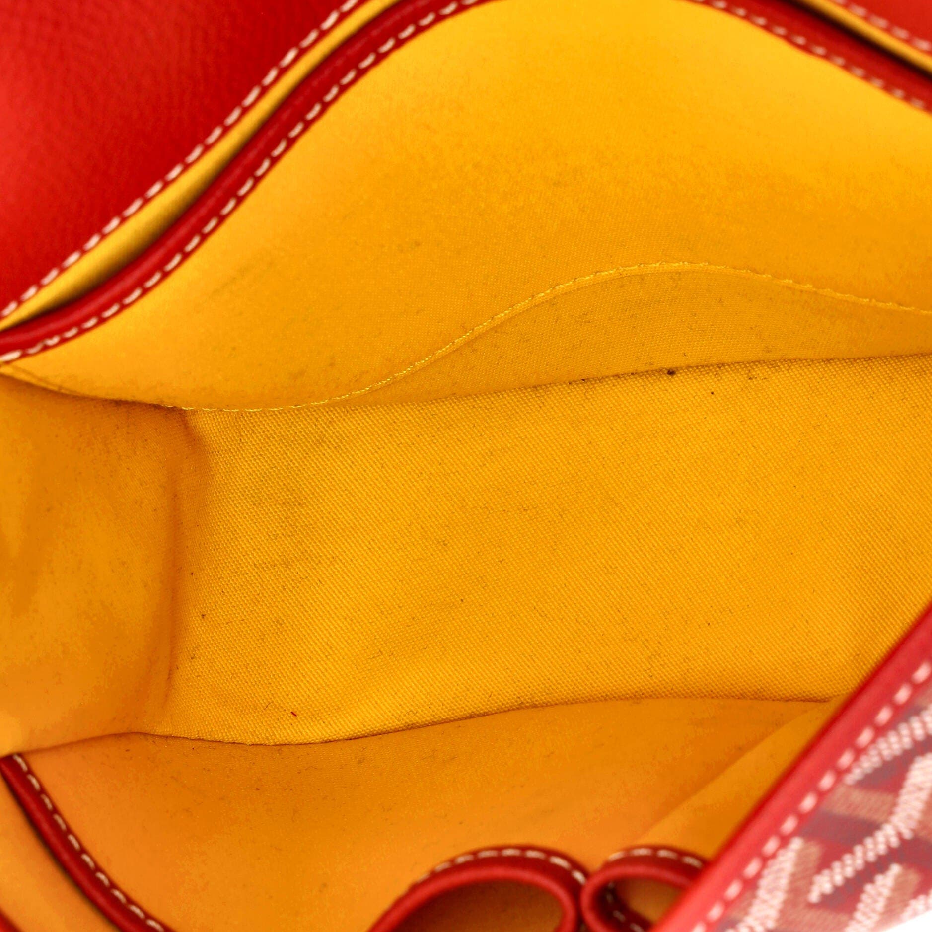 Pre-Owned Goyard Belvedere II Messenger Bag Coated Canvas PM, Alternate, color, Red