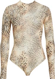 SKIMS Mock Neck Long Sleeve Bodysuit