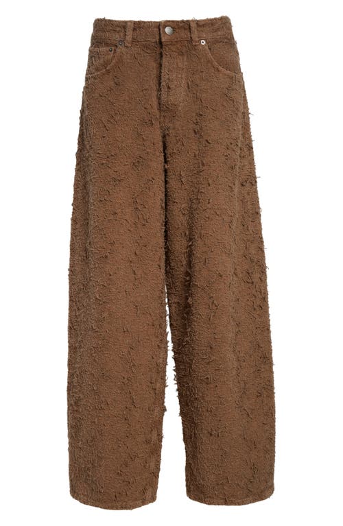 Haikure Becky Fur-effect Cotton Jeans