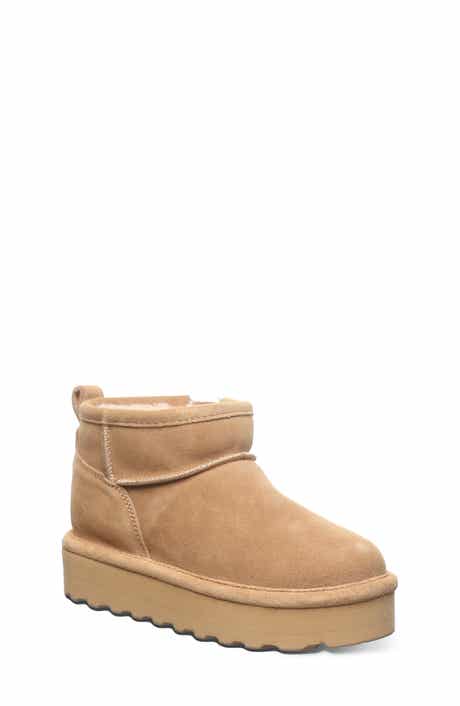 Kids' Retro Shorty Faux Fur Platform Boot