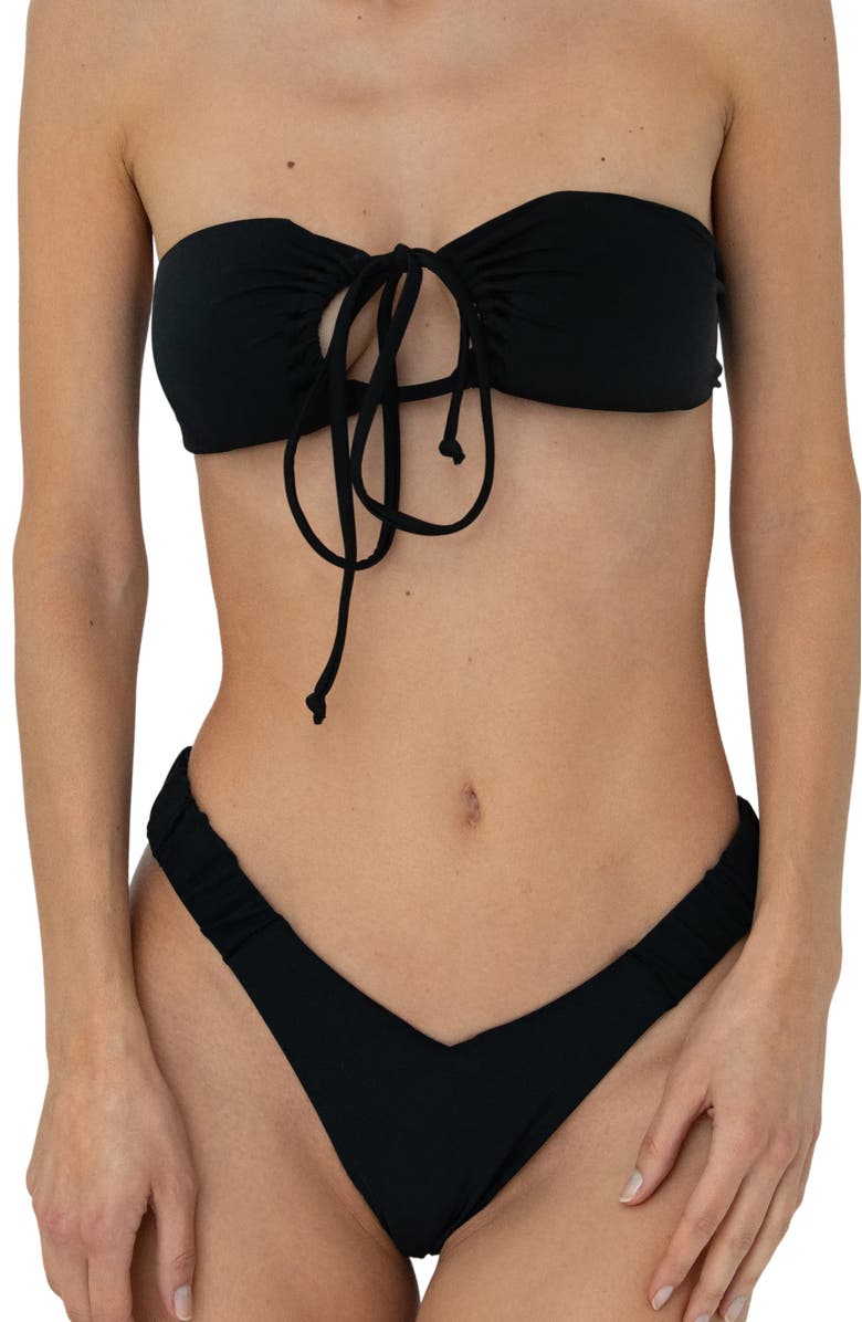 Bright Swimwear Ivy Top, Alternate, color, Black