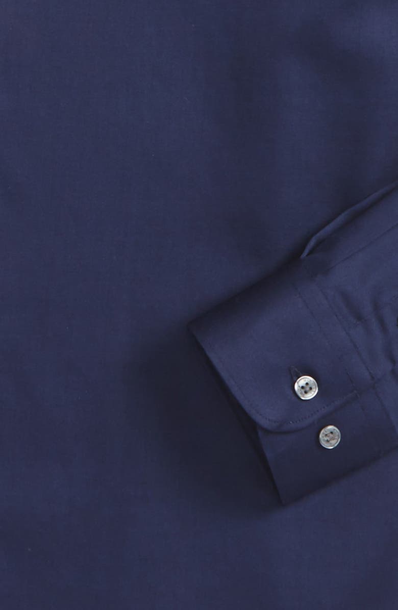Michael Kors Solid Dress Shirt, Alternate, color, Navy