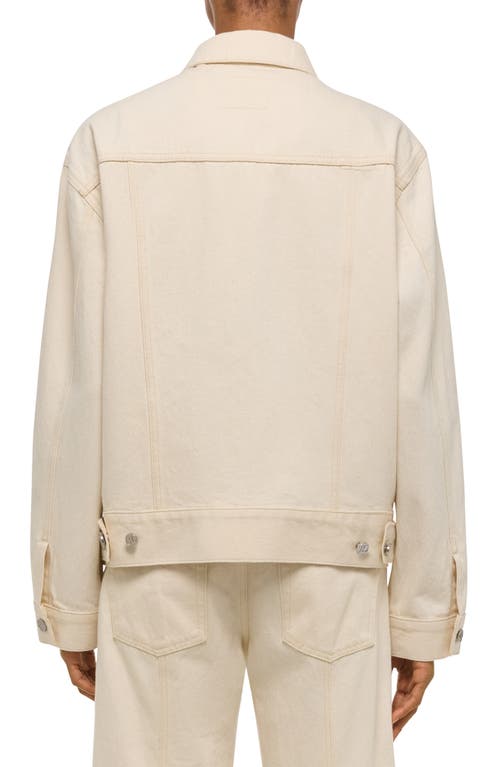 Helmut Lang Classic Denim Trucker Jacket In Brown