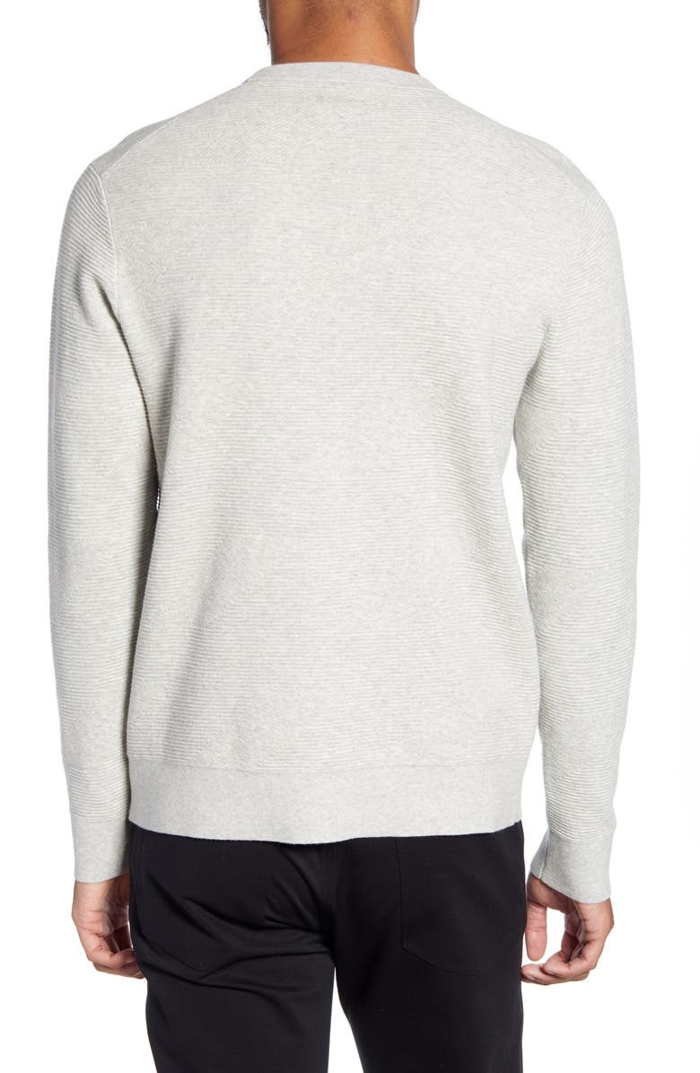 Club Monaco Ottoman Stitch Slim Fit Crewneck Sweater, Alternate, color,