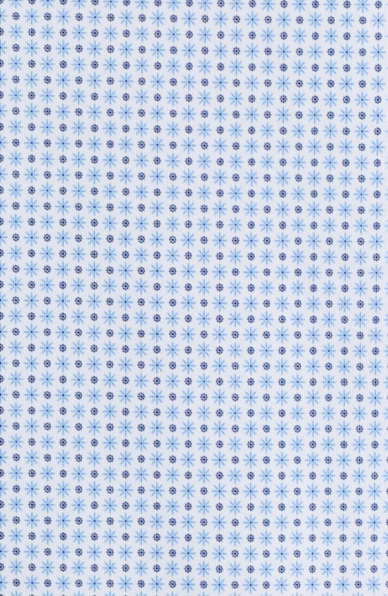 Mizzen+Main Versa Trim Fit Dot Print Golf Polo, Alternate, color, White Multi Floral