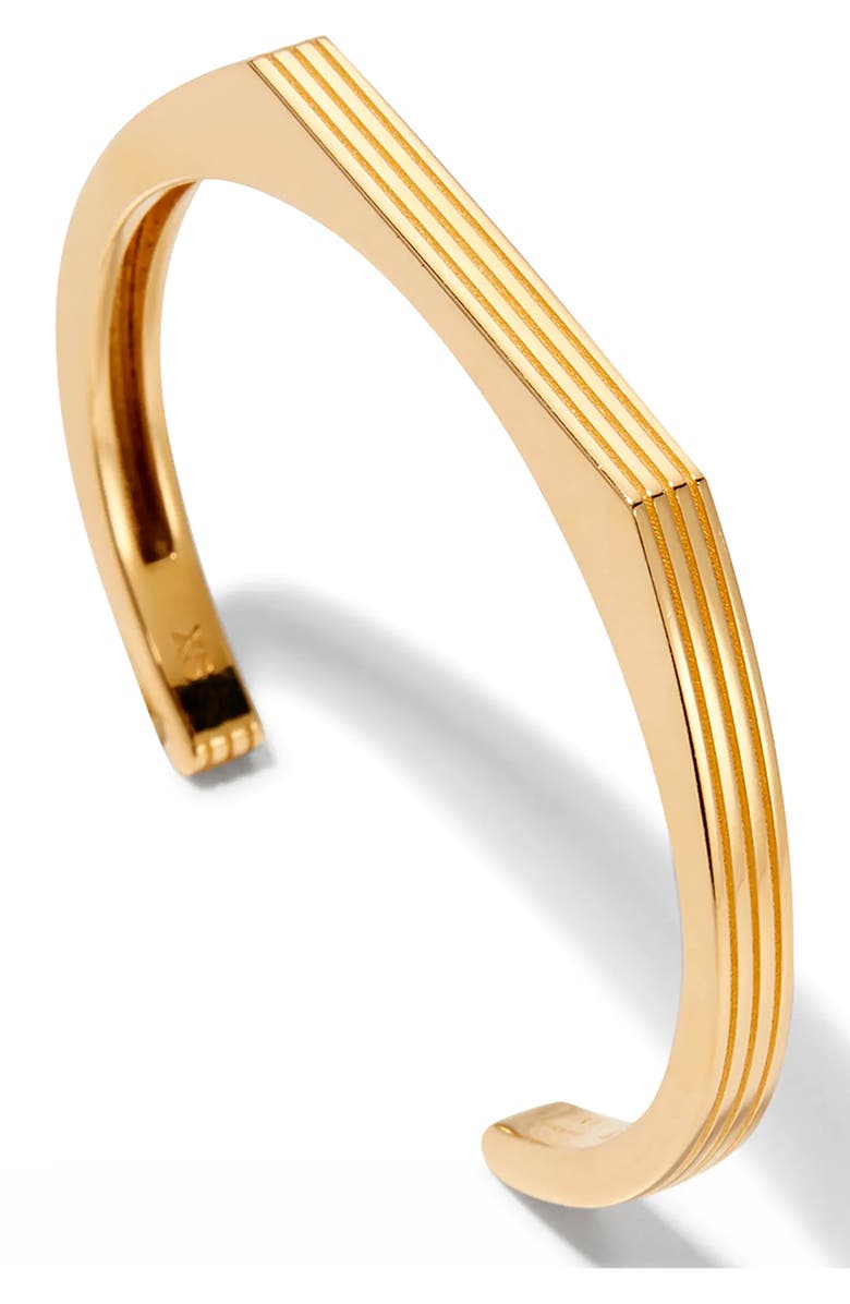 IVI Los Angeles Aurelia Narrow Cuff Bracelet, Alternate, color, Yellow Gold
