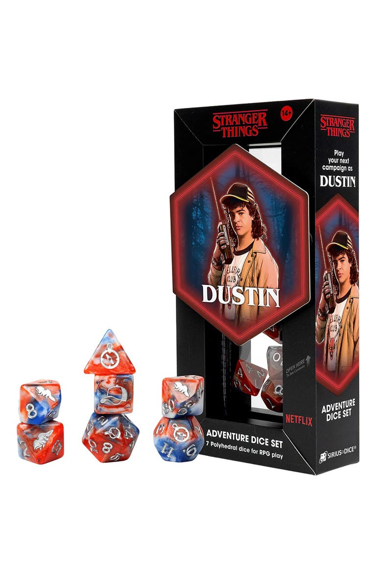 Adventure Dice 7 Piece RPG Set, Main, color, Multicolored