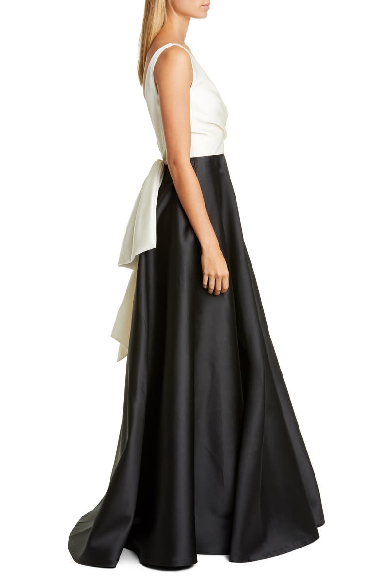 Sachin & Babi Bow Back Ballgown, Alternate, color, 