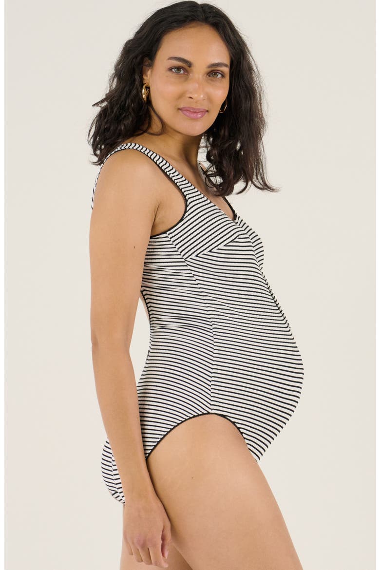 Maternity swimsuit Dinard, Alternate, color, White
