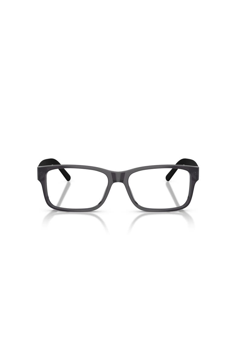 54mm Rectangle optical glasses, Alternate, color, Grey