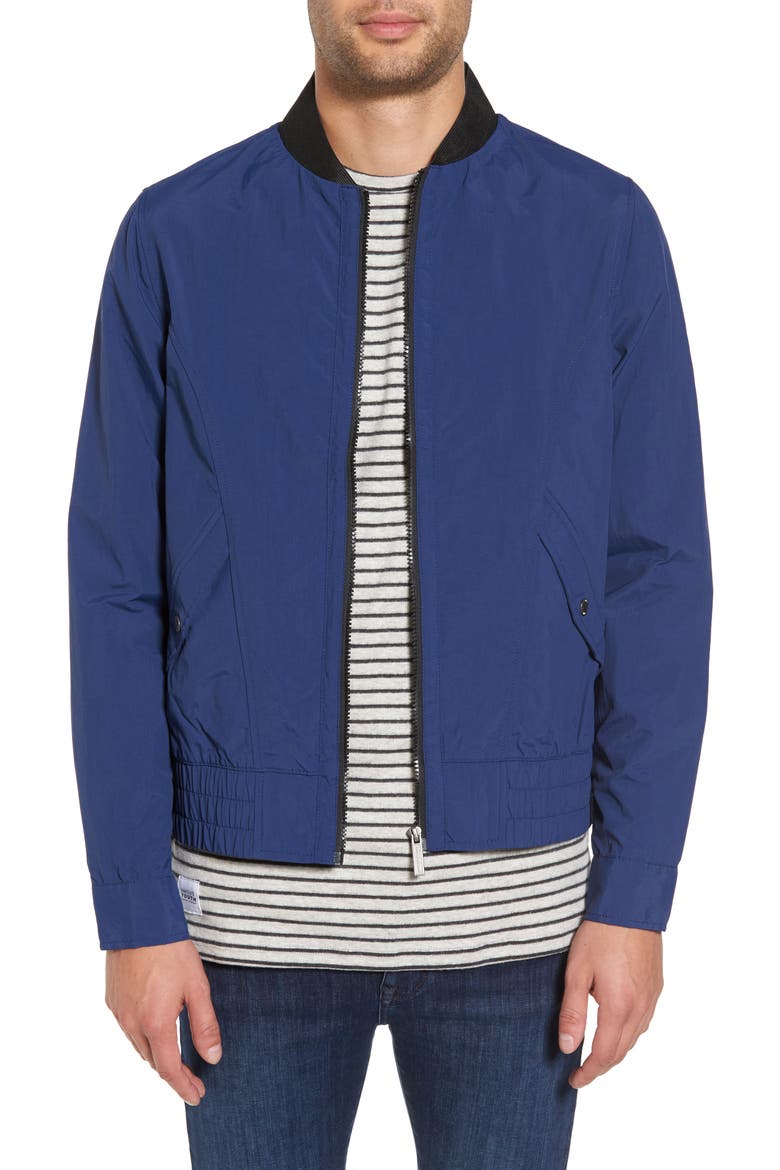 Venture Bomber Jacket, Main, color, BLUE