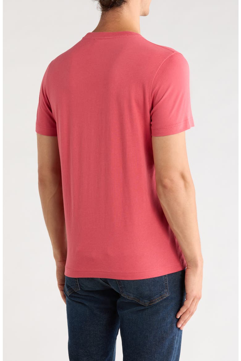 Cotton Crew T-Shirt, Alternate, color, HOLLY BERRY