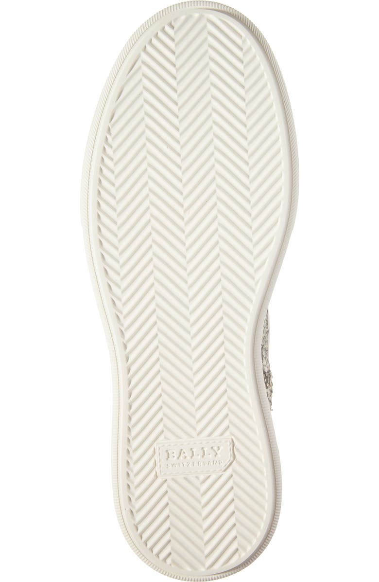 Bally Merryk Snakeskin Embossed High Top Sneaker, Alternate, color,