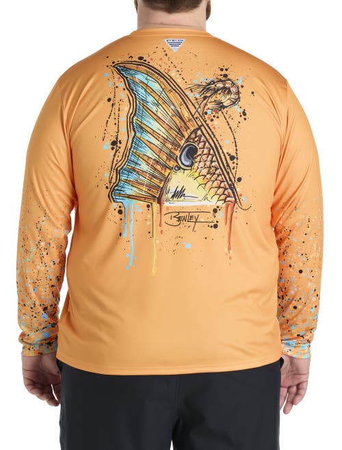COLUMBIA COLUMBIA BIG & TALL TERMINAL TACKLE PFG X BENTLEY LONG-SLEEVE GRAPHIC T-SHIRT