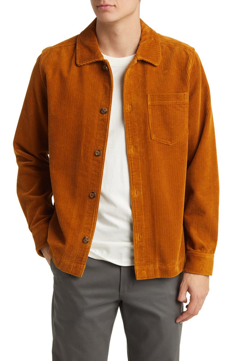 Les Deux Layton Corduroy Overshirt, Main, color, 