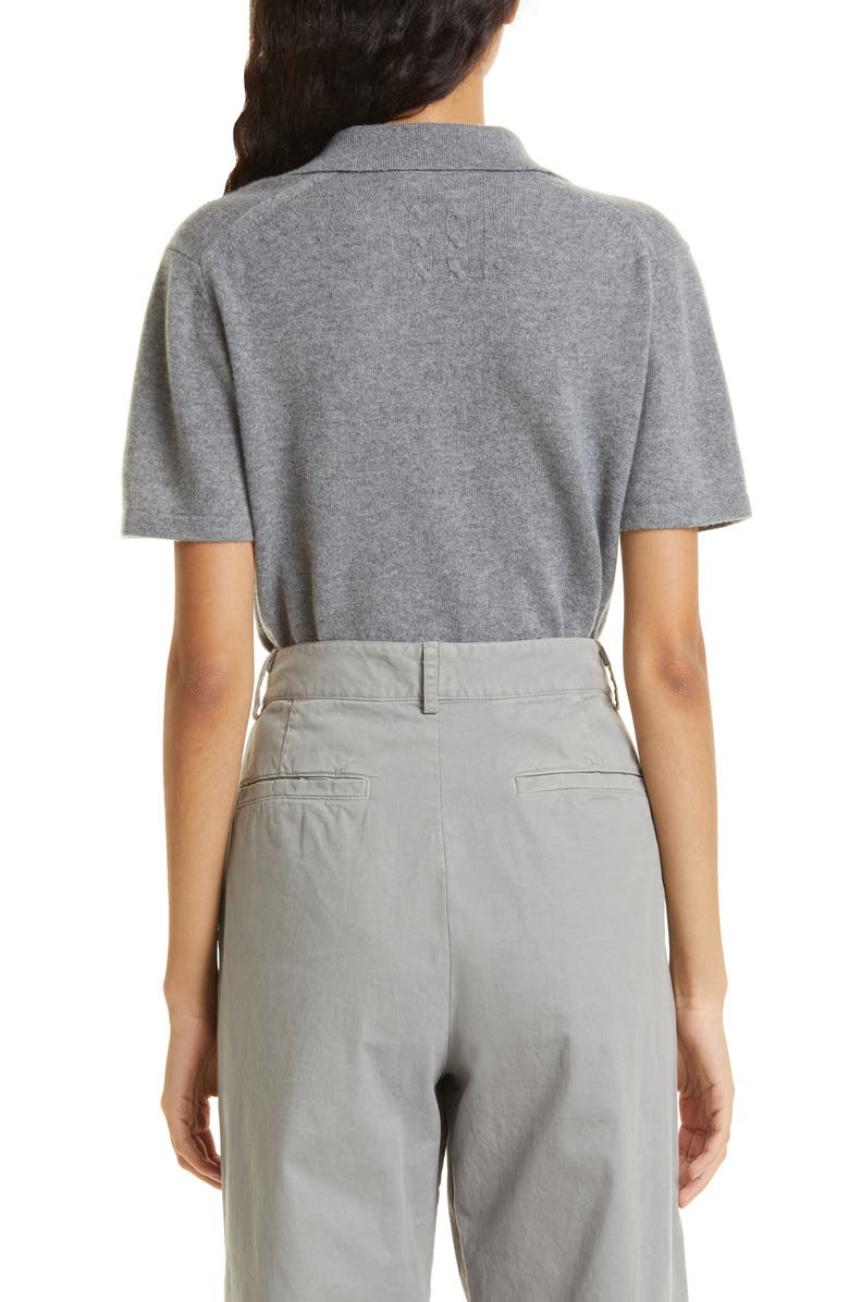 Nili Lotan Milos Cashmere Polo Sweater, Alternate, color, 
