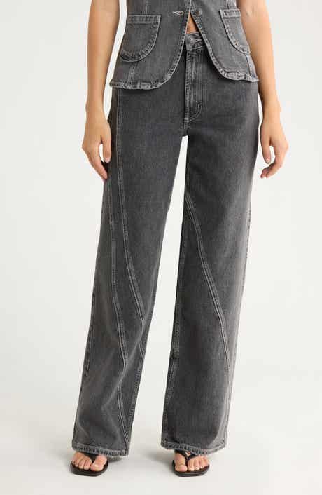 Rails Getty High Waist Twist Seam Wide Leg Jeans