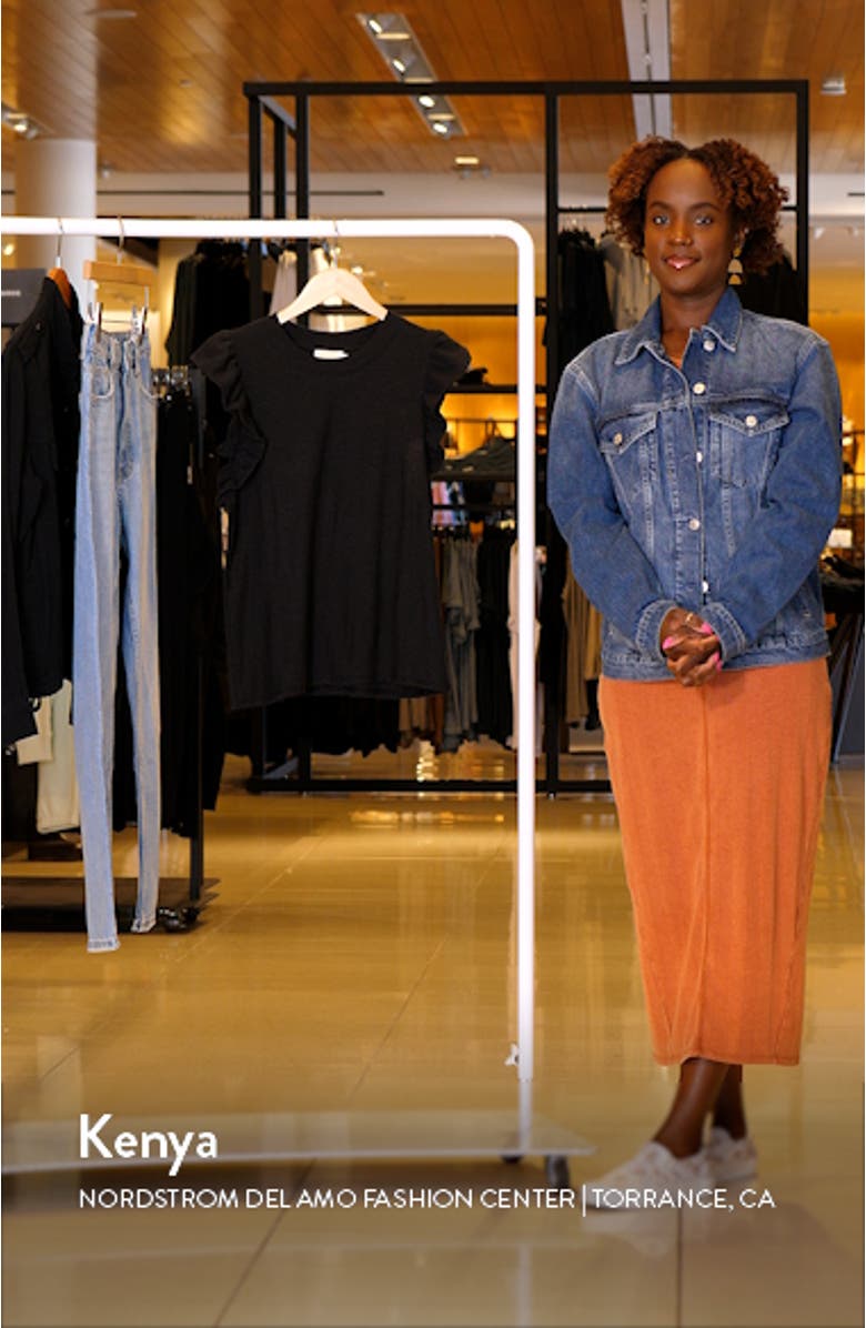 Paulette Ruffle Sleeve Top, sales video thumbnail