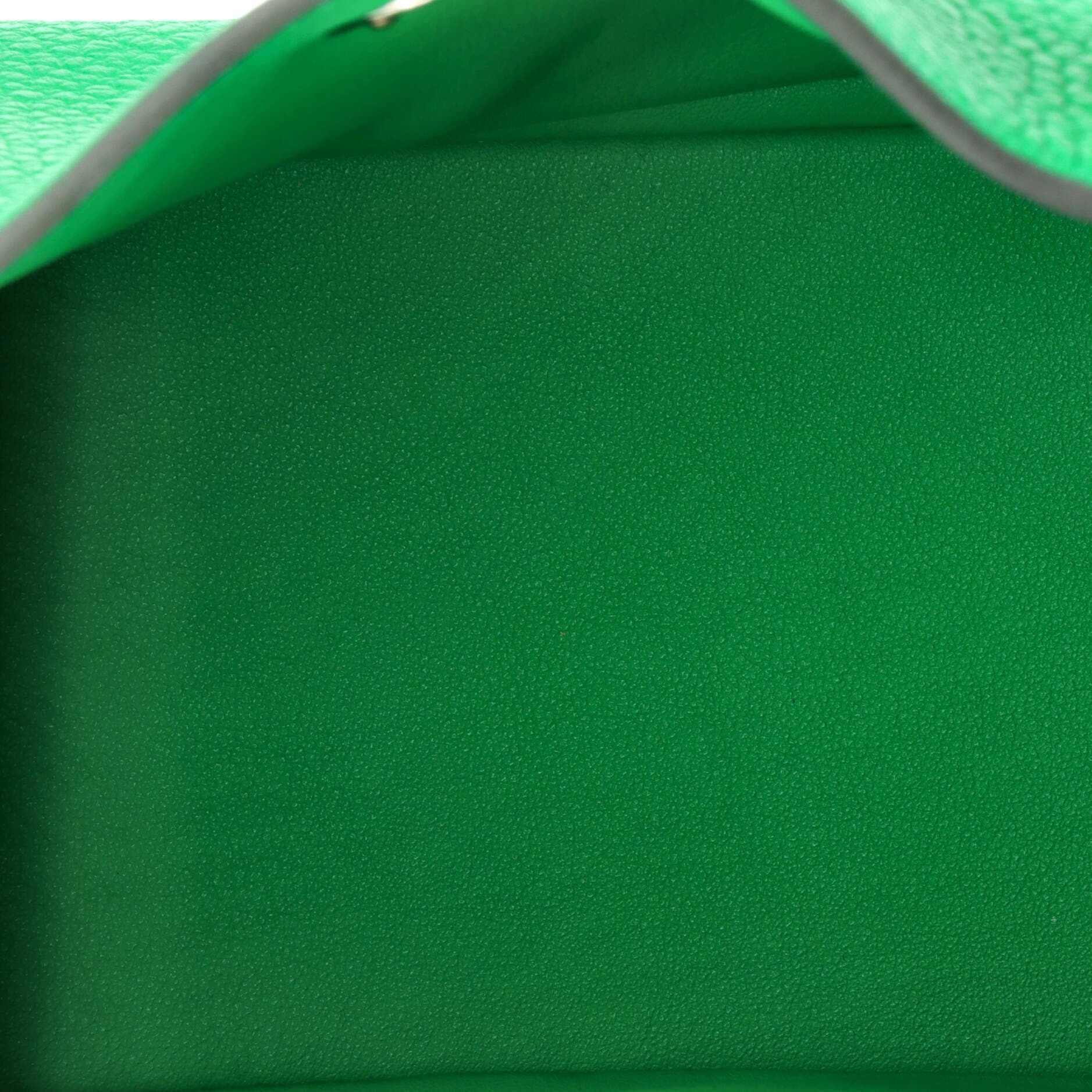 Pre-Owned Hermes Lindy Bag Clemence Mini, Alternate, color, Green