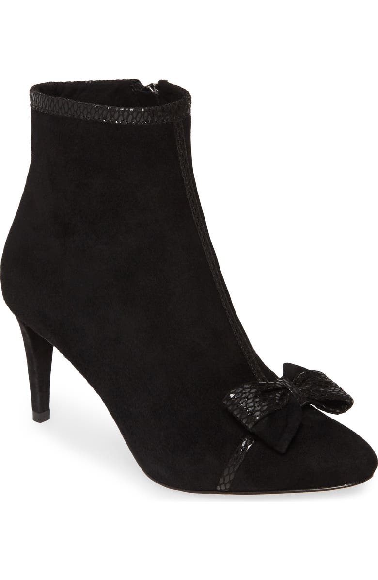 KARL LAGERFELD PARIS Mona Bow Bootie, Main, color,