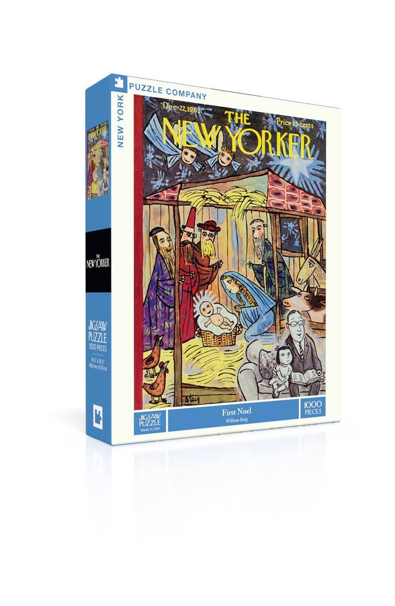 NEW YORK PUZZLE COMPANY First Noel 1000 Piece Puzzle, Alternate, color, 