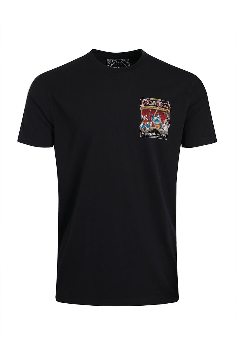 Weird Fish The Lord Of The Wings RSPB Artist Tee, Alternate, color, Black