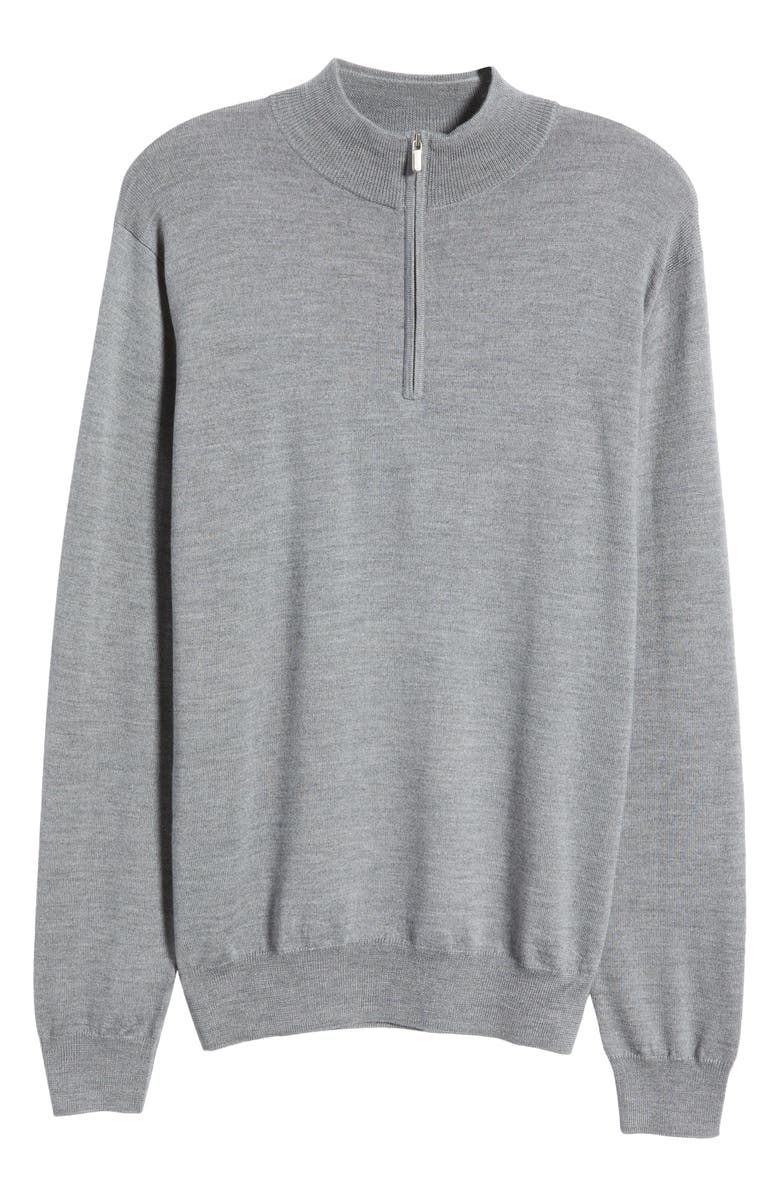 Peter Millar Autumn Crest Merino Wool Blend Quarter Zip Sweater, Alternate, color,