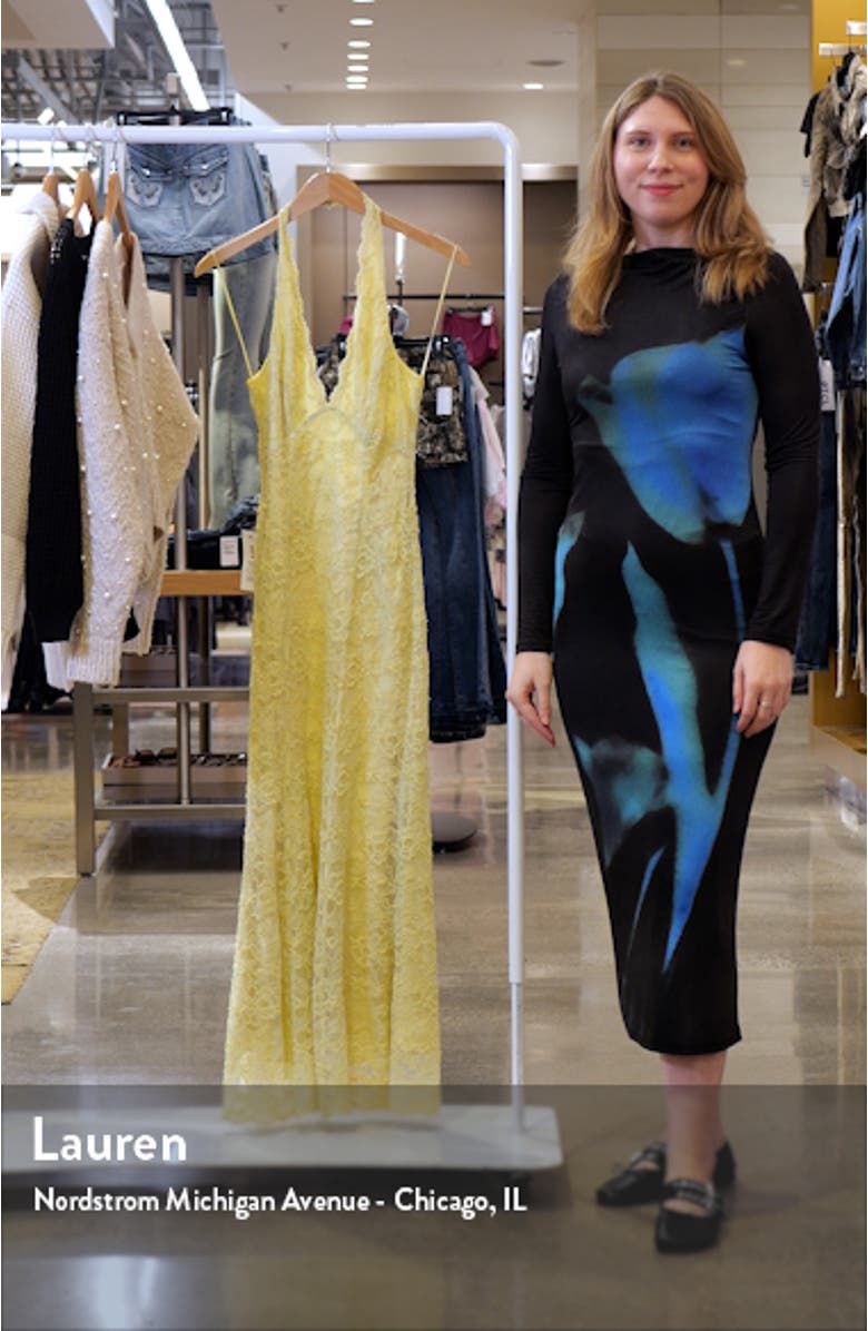 Evana Lace Midi Dress, sales video thumbnail