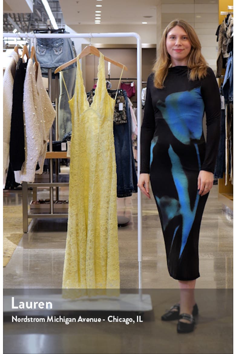 Evana Lace Midi Dress video