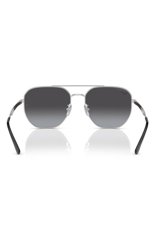 Ray Ban Ray-ban 59mm Gradient Square Sunglasses In Gray