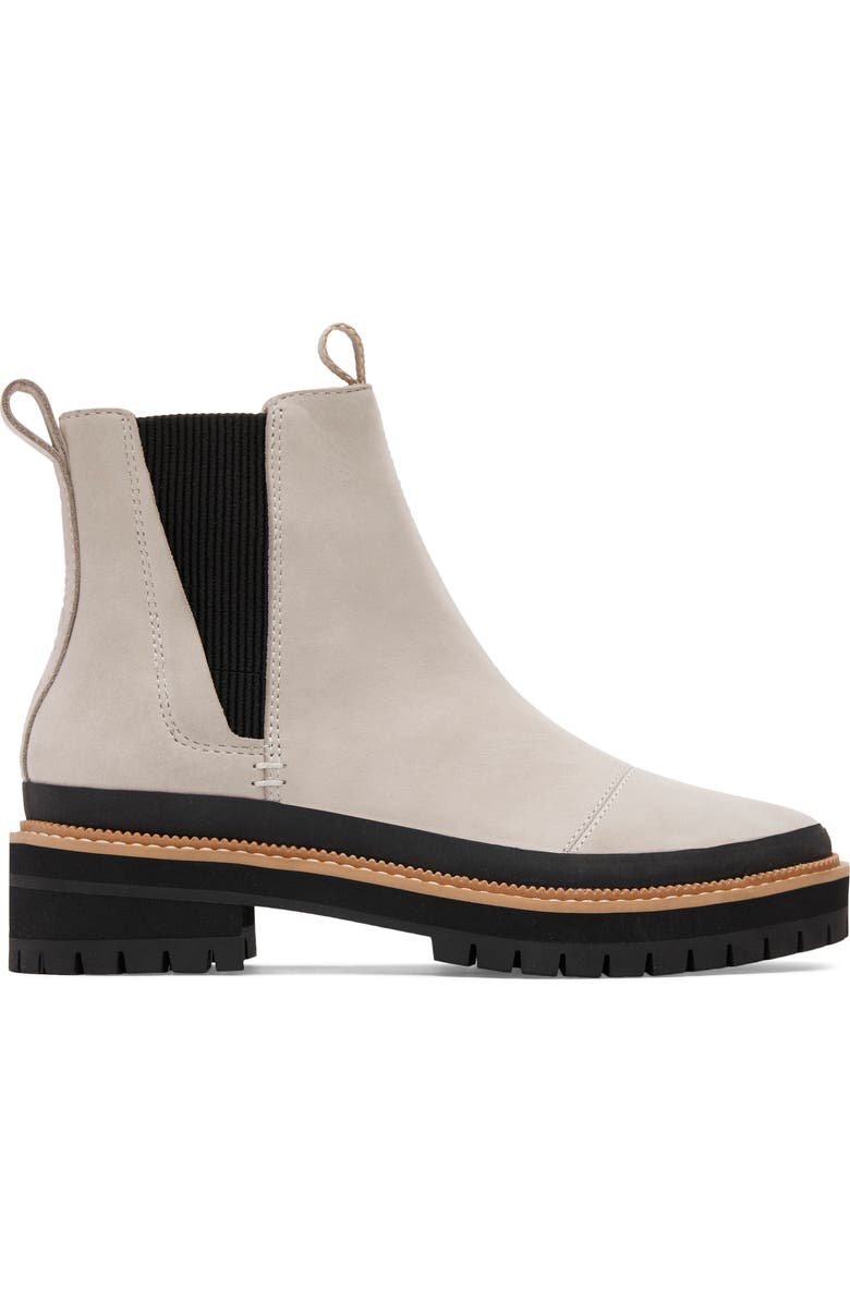 TOMS Dakota Water Resistant Chelsea Boot, Alternate, color, Natural