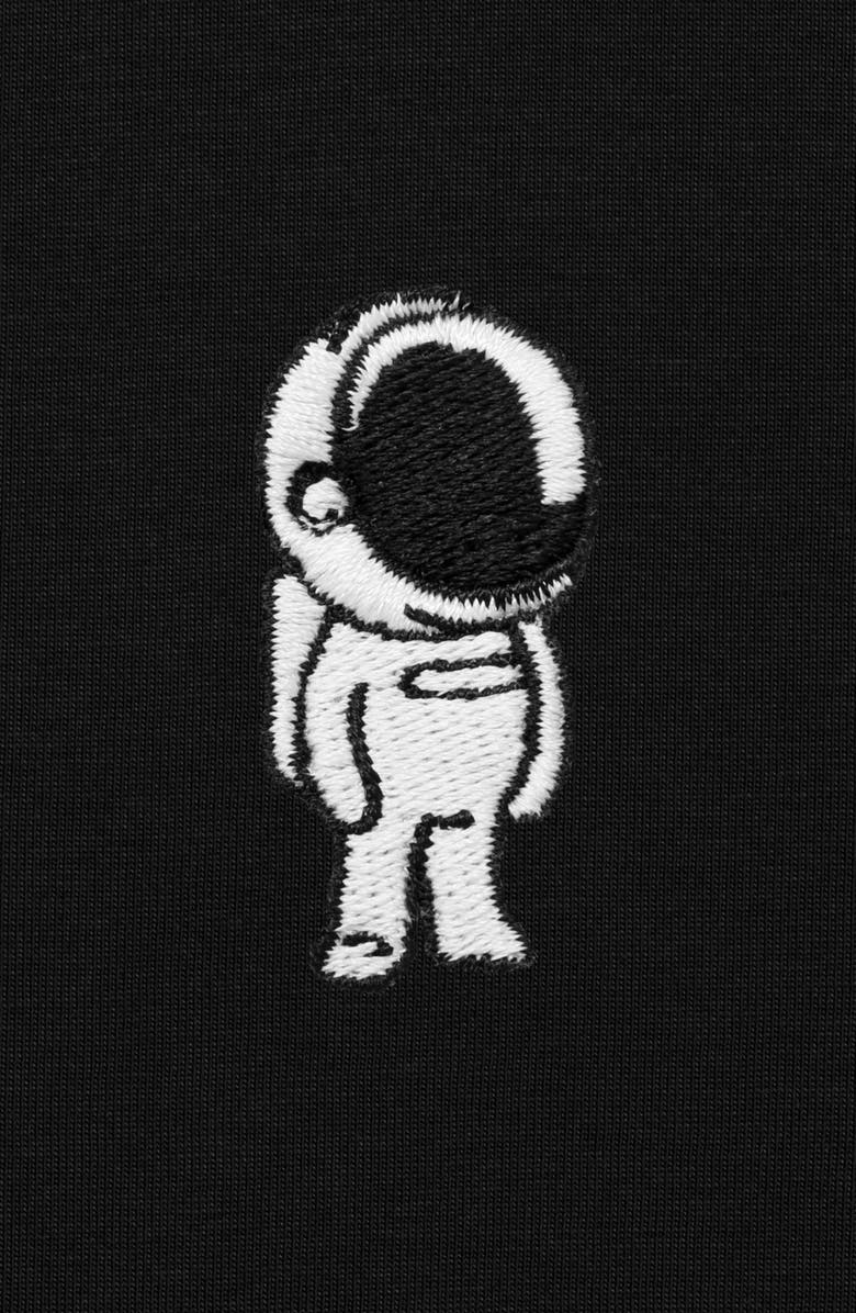 Dalix Astronaut Midweight Short Sleeve Polo Shirt, Alternate, color, Black