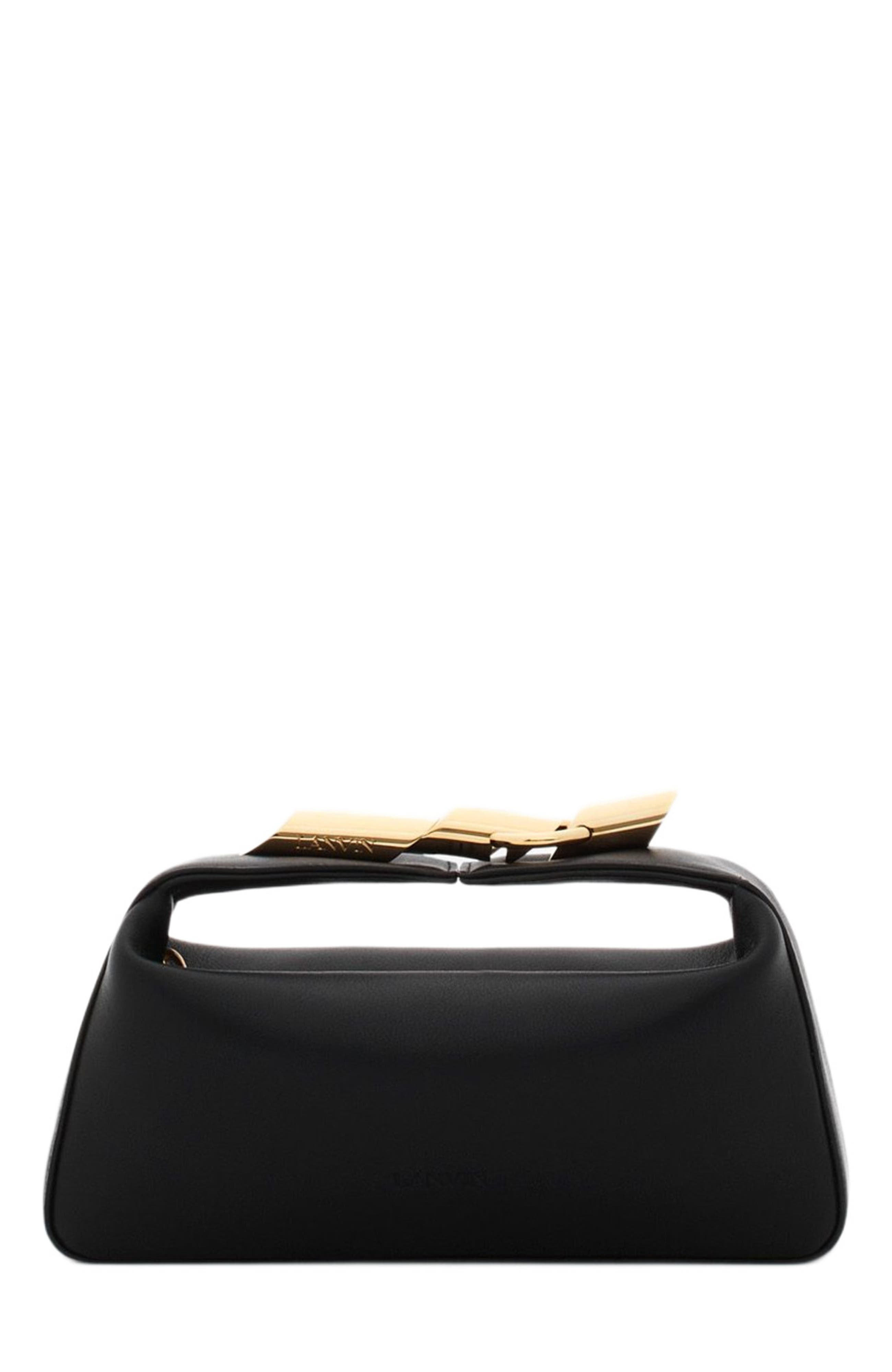 Lanvin Haute Séquence Leather Clutch Bag, Main, color, 
