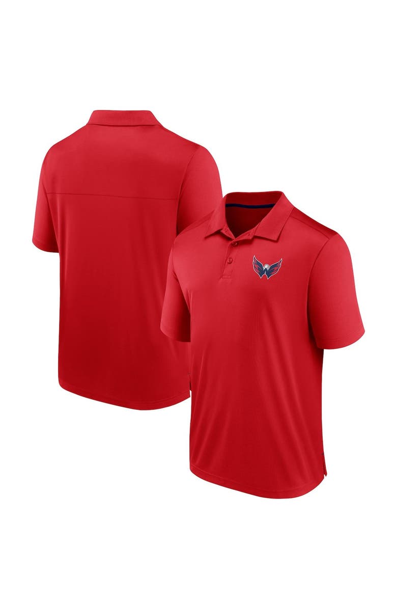 FANATICS Men's Fanatics Branded Red Washington Capitals Polo, Main, color, Red