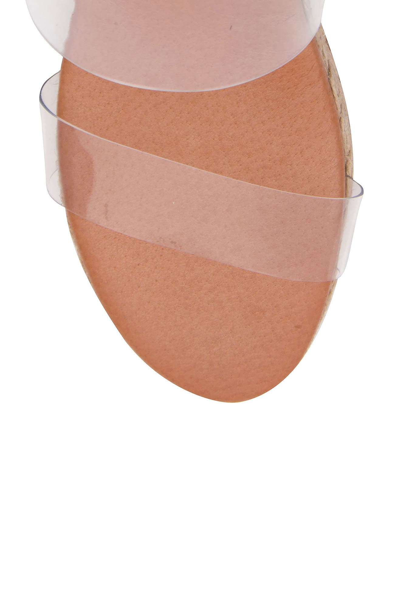 André Assous Anfisa Espadrille Wedge Sandal, Alternate, color, Clear