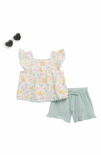 Rachel Zoe Kids' 3-Piece Gauze Short Set