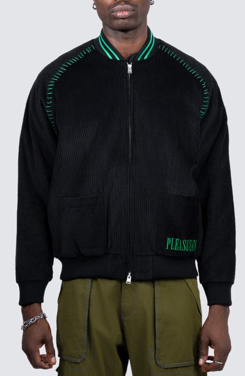 Strikeout Corduroy Bomber Jacket