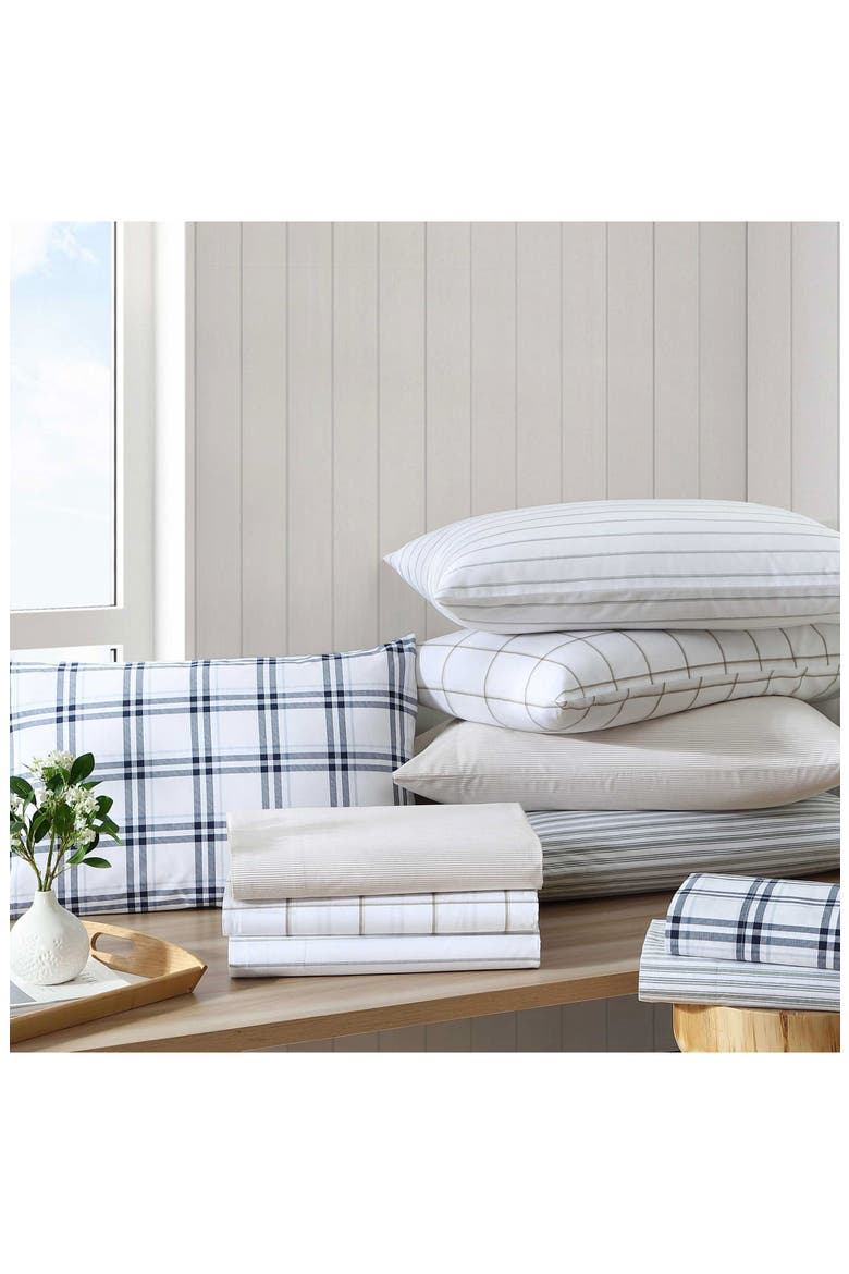 Penny 200-Thread Count Cotton Percale Sheet Set, Alternate, color, MEDIUM / DARK BROWN
