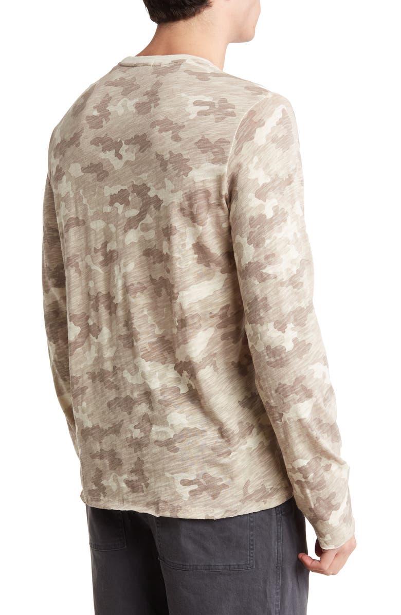 ATM Anthony Thomas Melillo Camouflage Slub Jersey Long Sleeve Tee, Alternate, color,