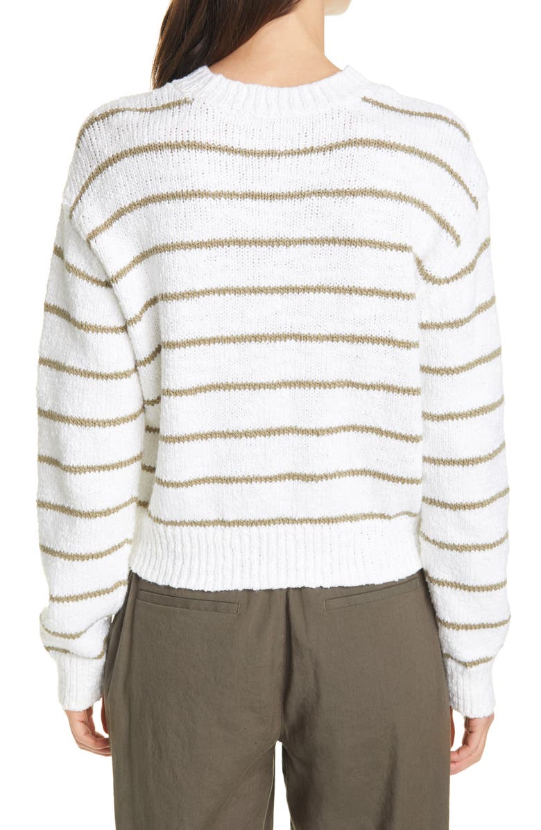 Vince Stripe Crewneck Sweater, Alternate, color, 