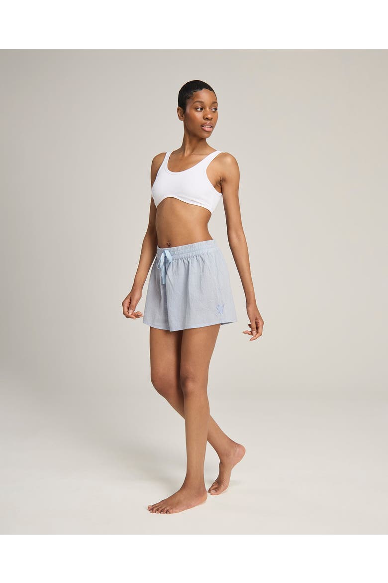 The Classic Boxer, Alternate, color, Navy Blue Stripe