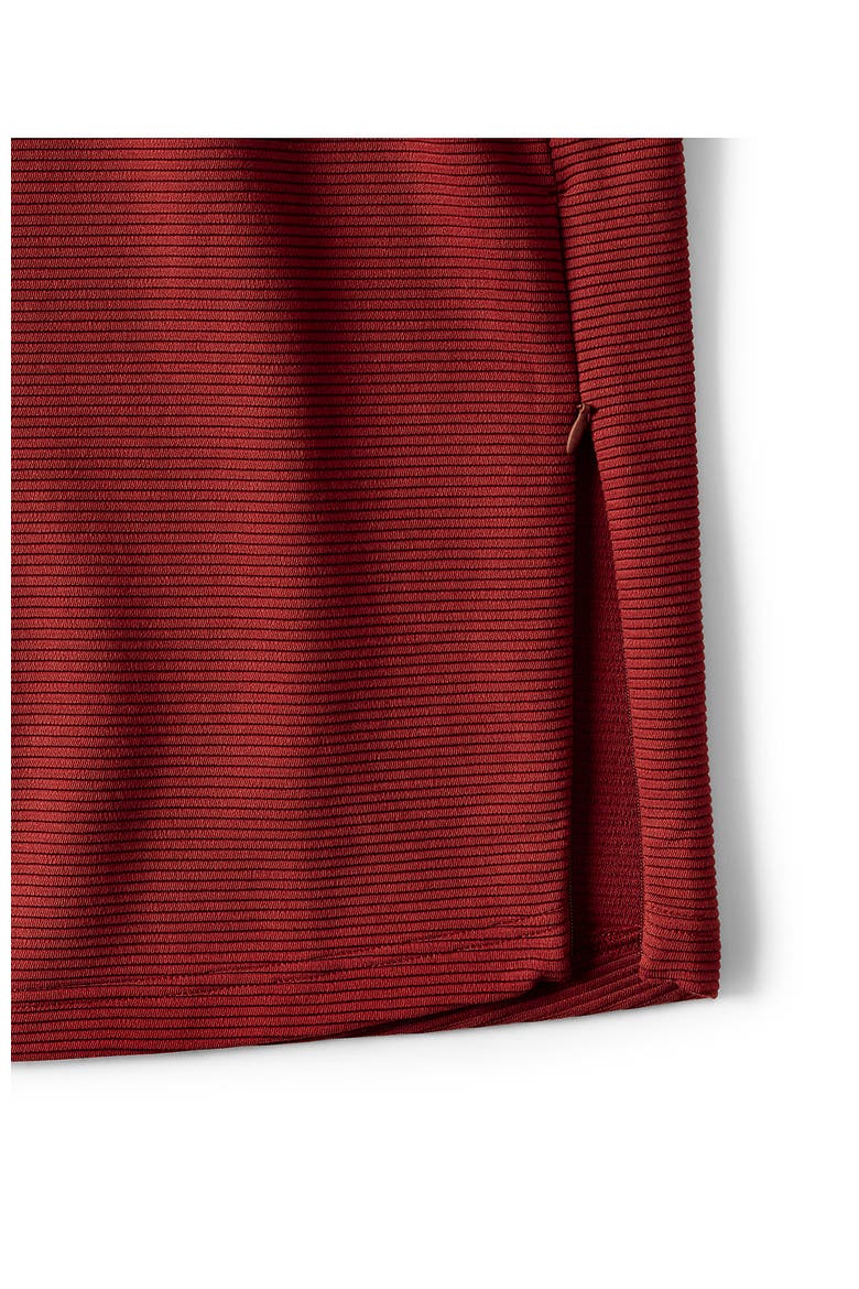 Starfish Side Zip Midi Skirt, Alternate, color, Dark Granite Red