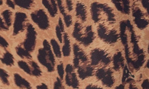 Tash And Sophie Leopard Print Satin Maxi Skirt