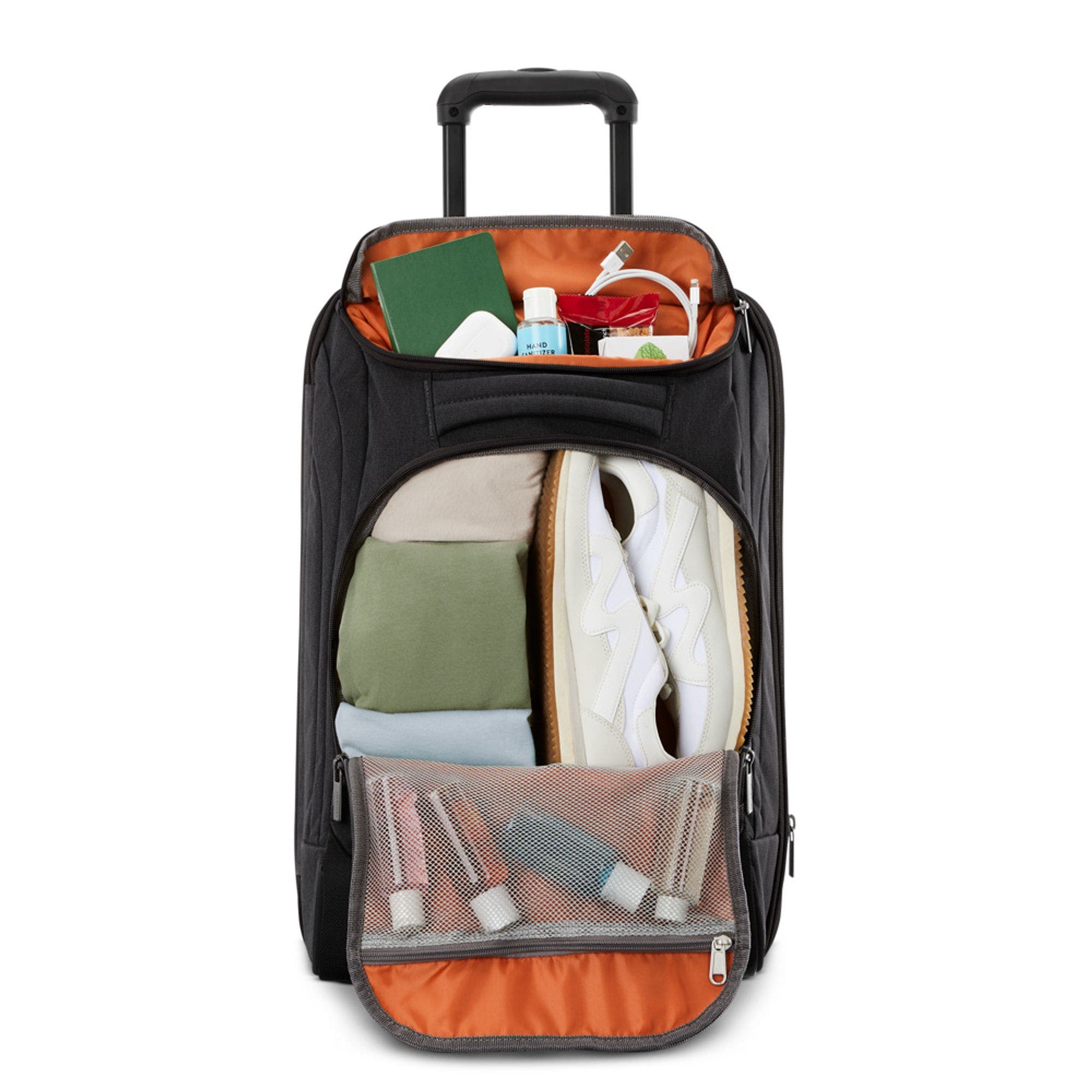Mother Lode 27" Large Wheeled Duffel, Alternate, color, Heather Graphite