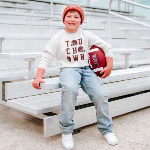 Sweet Wink Touchdown Sweatshirt In Brown