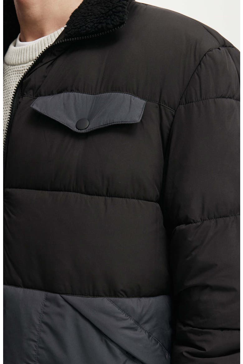 Men's Vermont Puffer Jacket, Alternate, color, Black