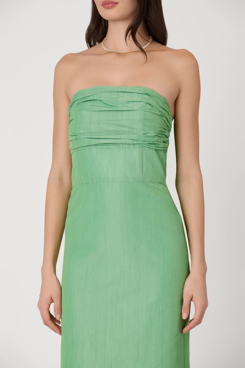 Chine Taffeta Midnight Katerina Dress, Alternate, color, Verde