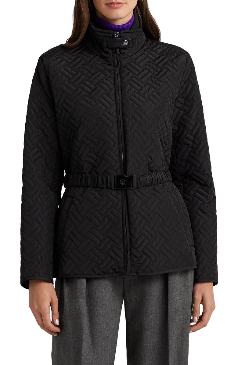 Lauren Ralph Lauren Quilted Water Resistant Jacket, Main, color,