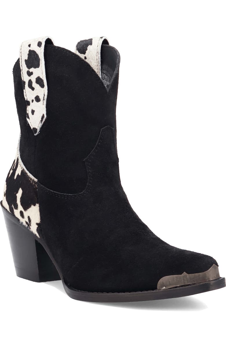 Dingo Texas Charm Genuine Calf Hair Bootie, Main, color,