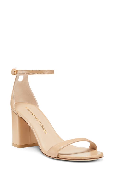 Cream block heels hotsell